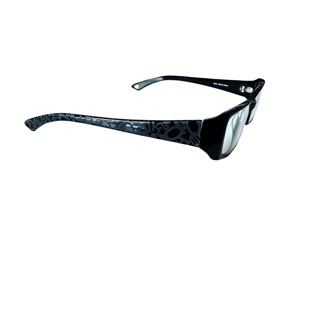 BEBE Guest List Black Rectangular Glasses 56-16-130 mm - Picture 5 of 8